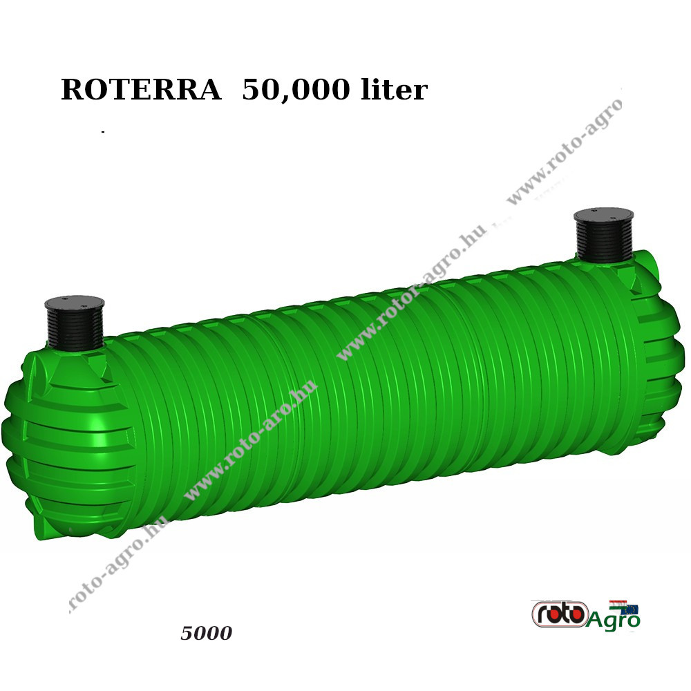 5000 RoTERRA 50,000 literes víztartály földalatti fedéllel